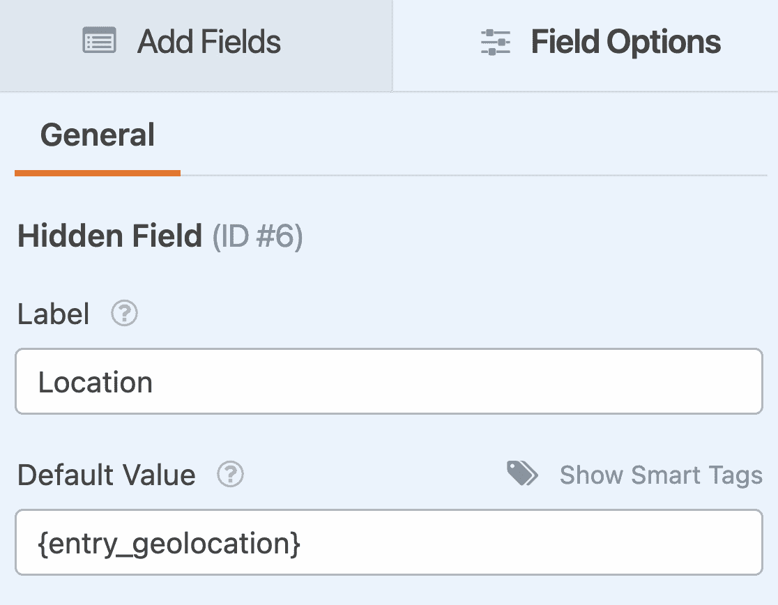 Adding Entry Geolocation as the Default Value for a Hidden Field