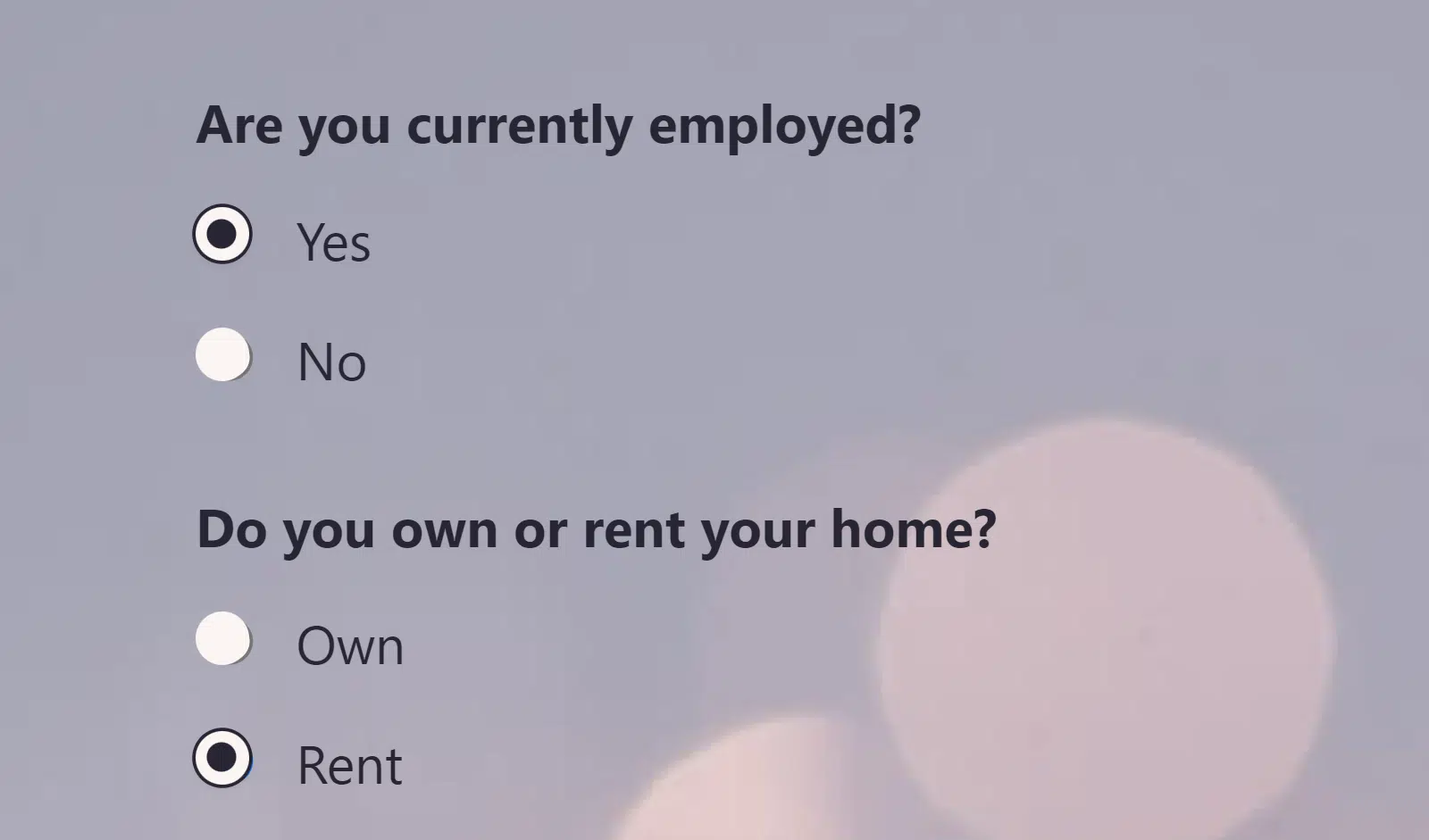 Multiple choice questions