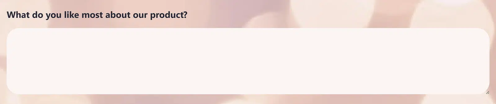 Paragraph text field