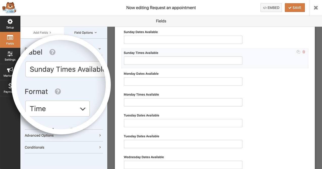 How to Set Up Date and Time Options Specific to Day of the Week image.