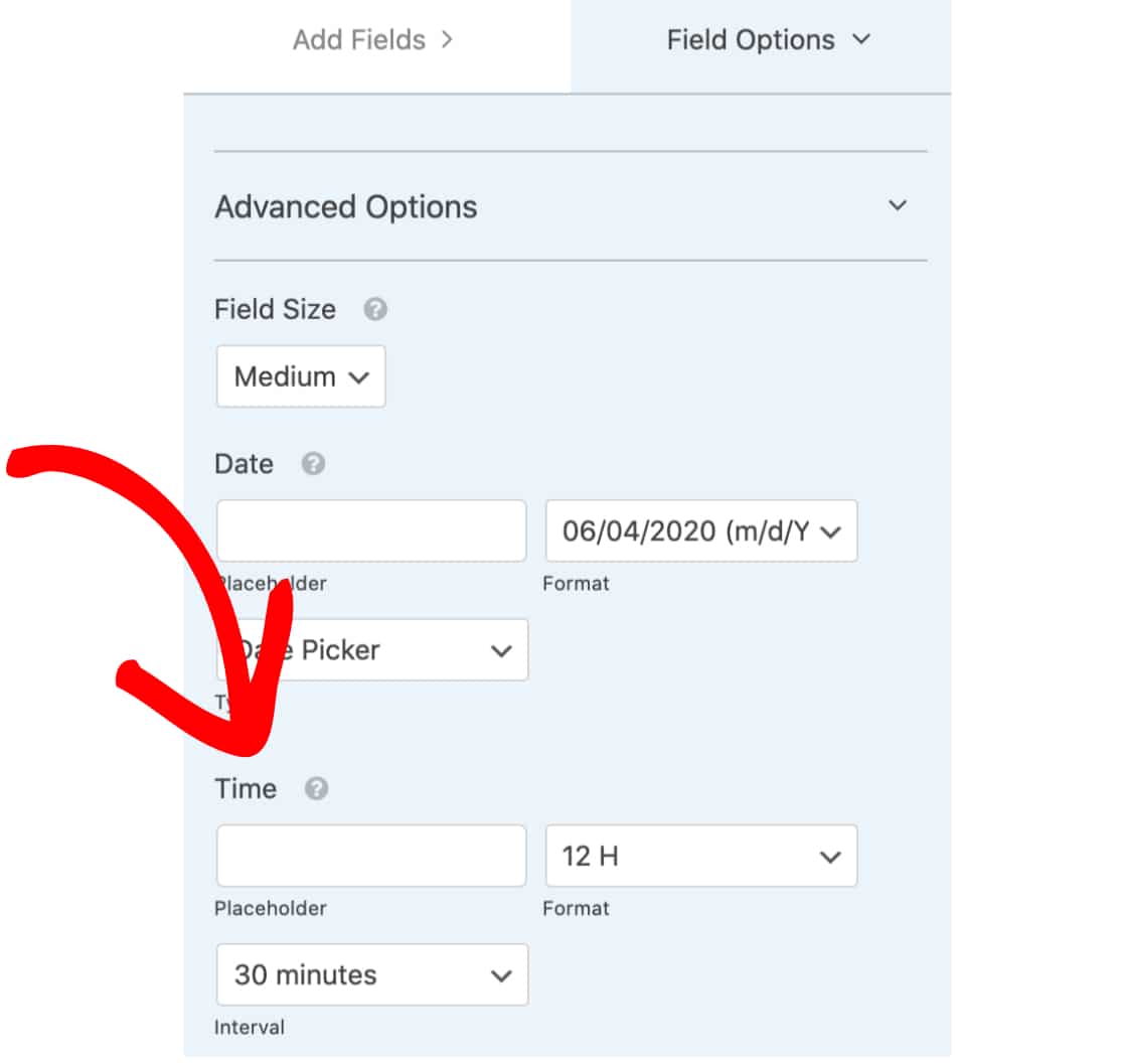 How to Customize the Date / Time Field in WPForms