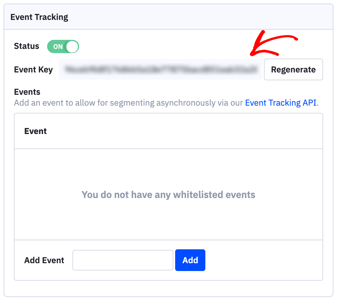 Copying your event key in ActiveCampaign