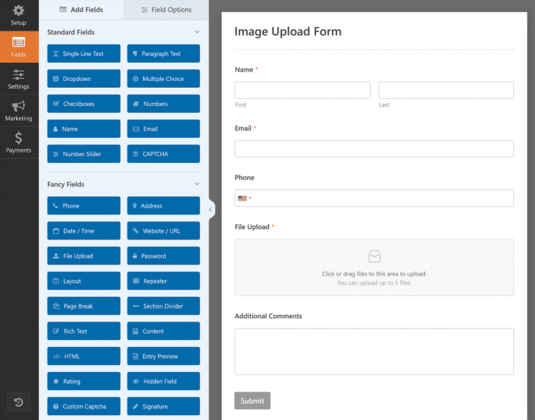 Upload Images Example How to Allow Users to Upload Images to Your WordPress Site