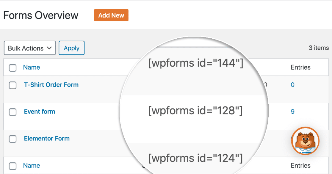 Authorize.Net payment form shortcode