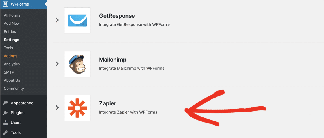 Get Zapier key