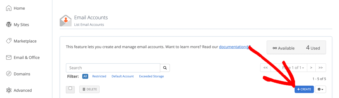 Create a Corporate Email Address » Business Emails starting at $1/month