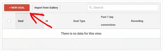 New goal for form conversion tracking