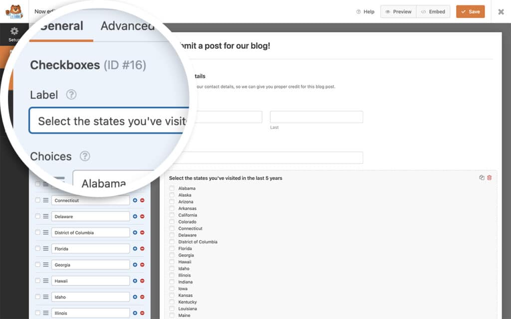 form post checkbox value