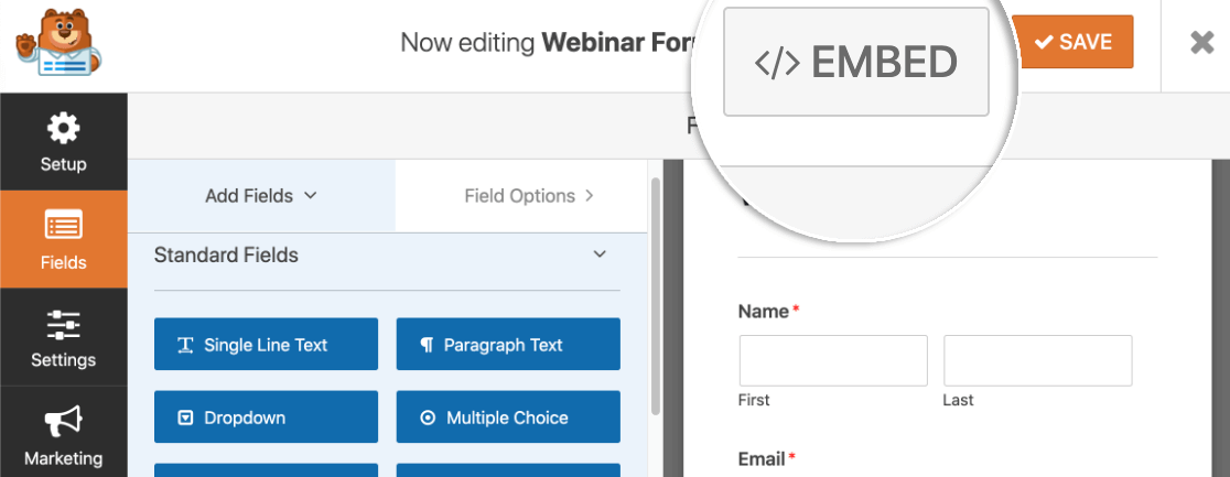 Embed custom GoToWebinar registration form