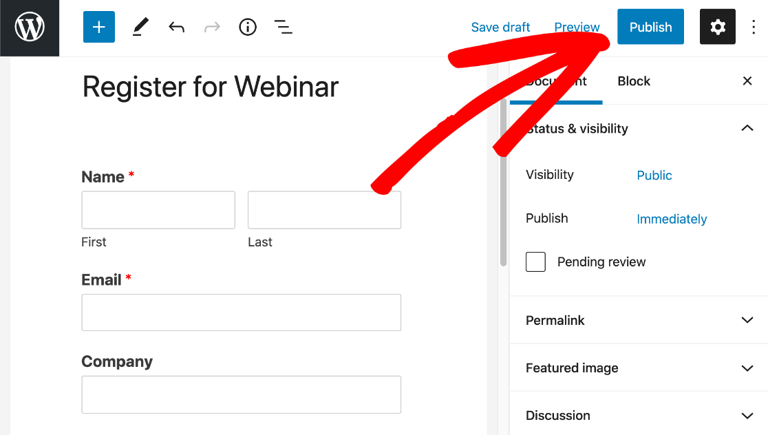 Publish custom GoToWebinar form