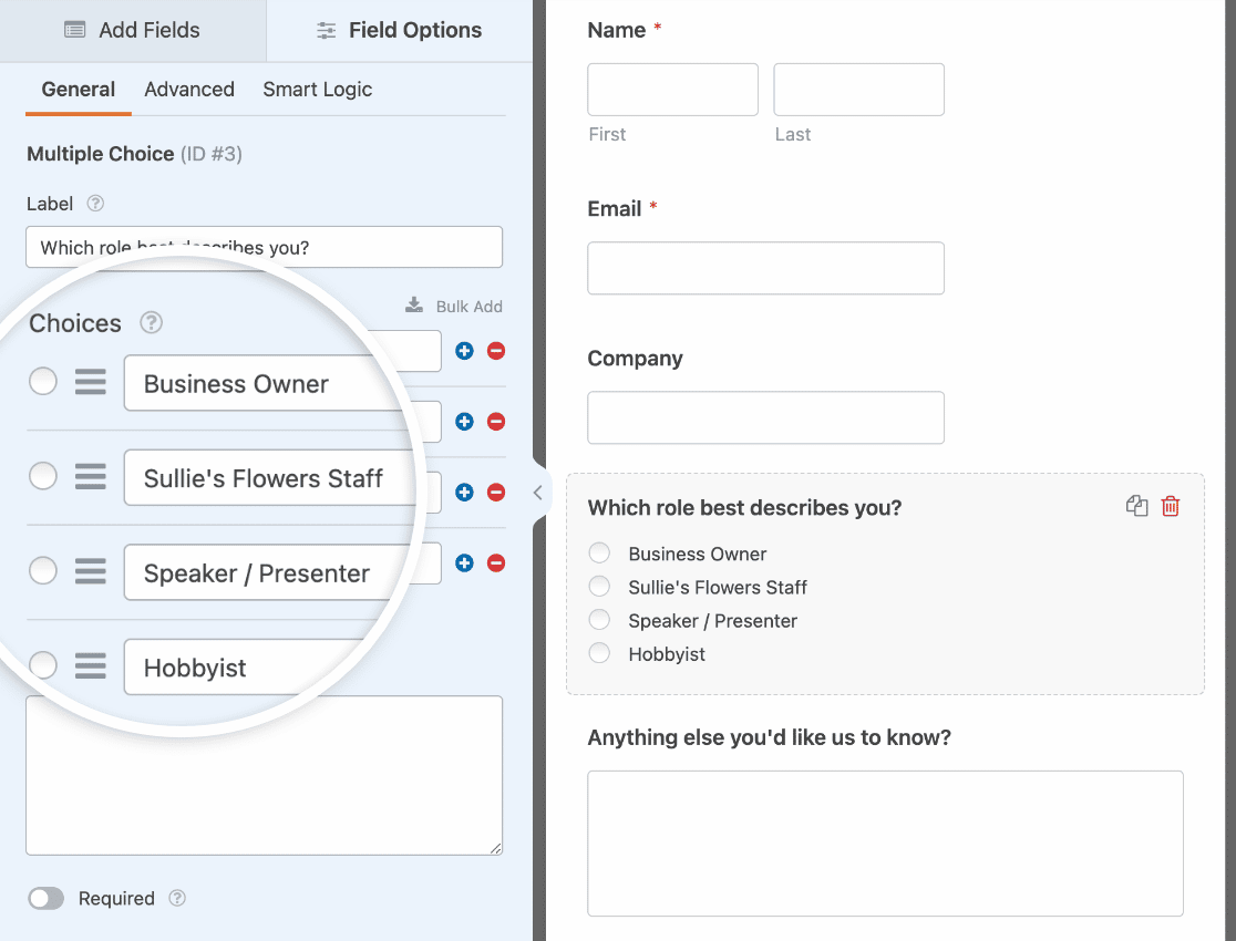 Customizing your Podio form