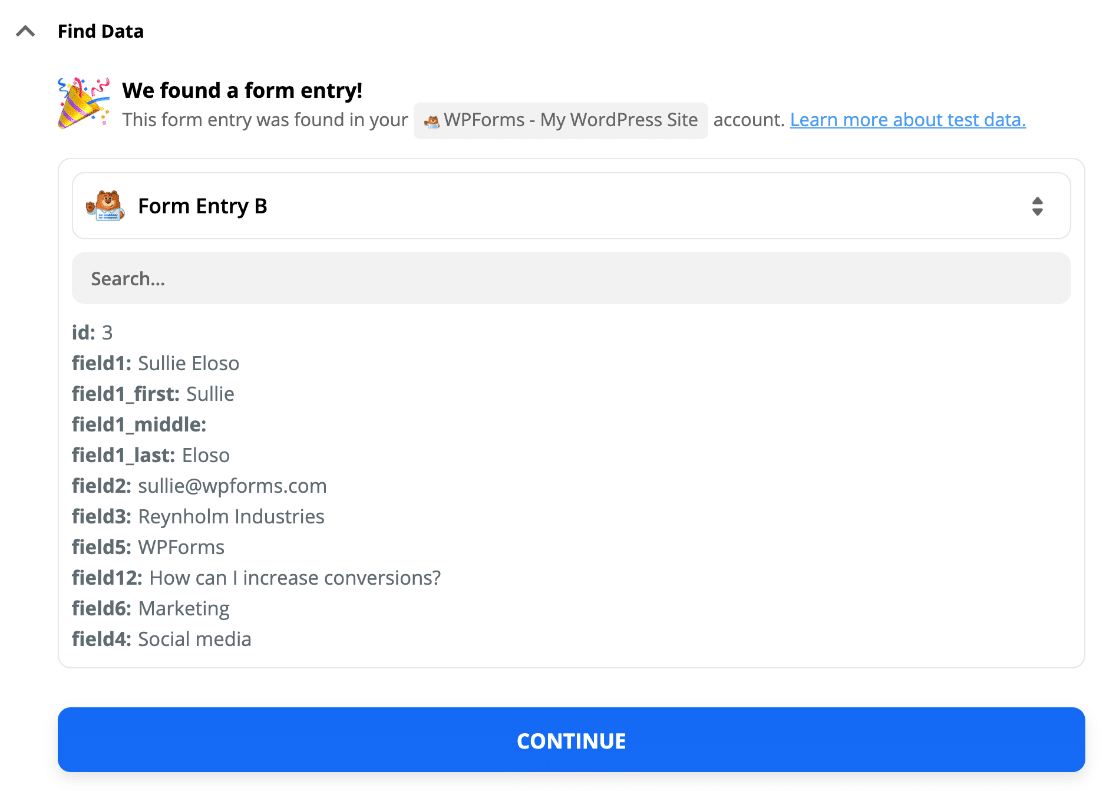 Custom GoToWebinar registration form entry