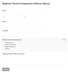 How to Make a WordPress Podio Integration in WPForms