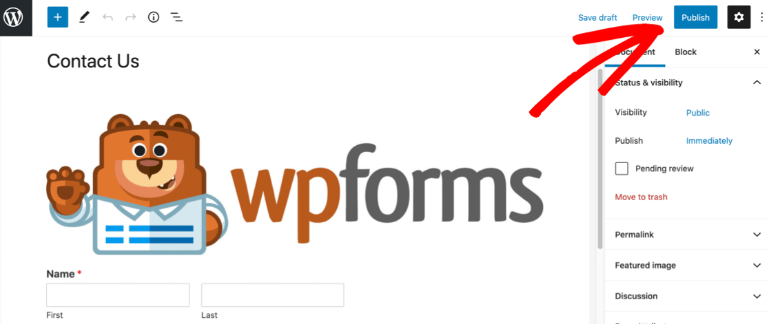 add 123 form to word press web site