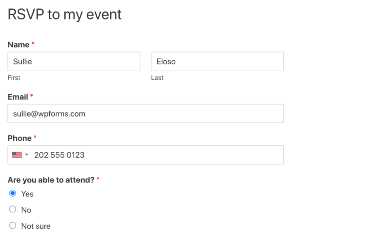 How to Create an RSVP Form in WordPress (Step by Step)