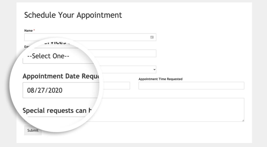 How to Set a Default Date for Your Date Picker Form Field