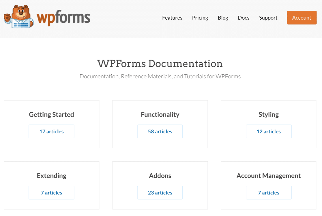 WPForms Docs