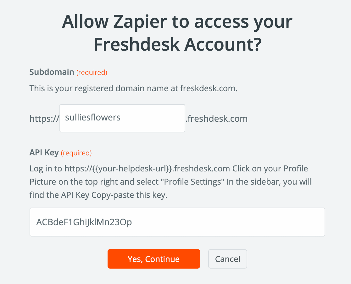 Connecting Freshdesk to Zapier