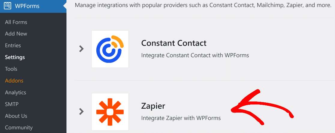 Zapier integration