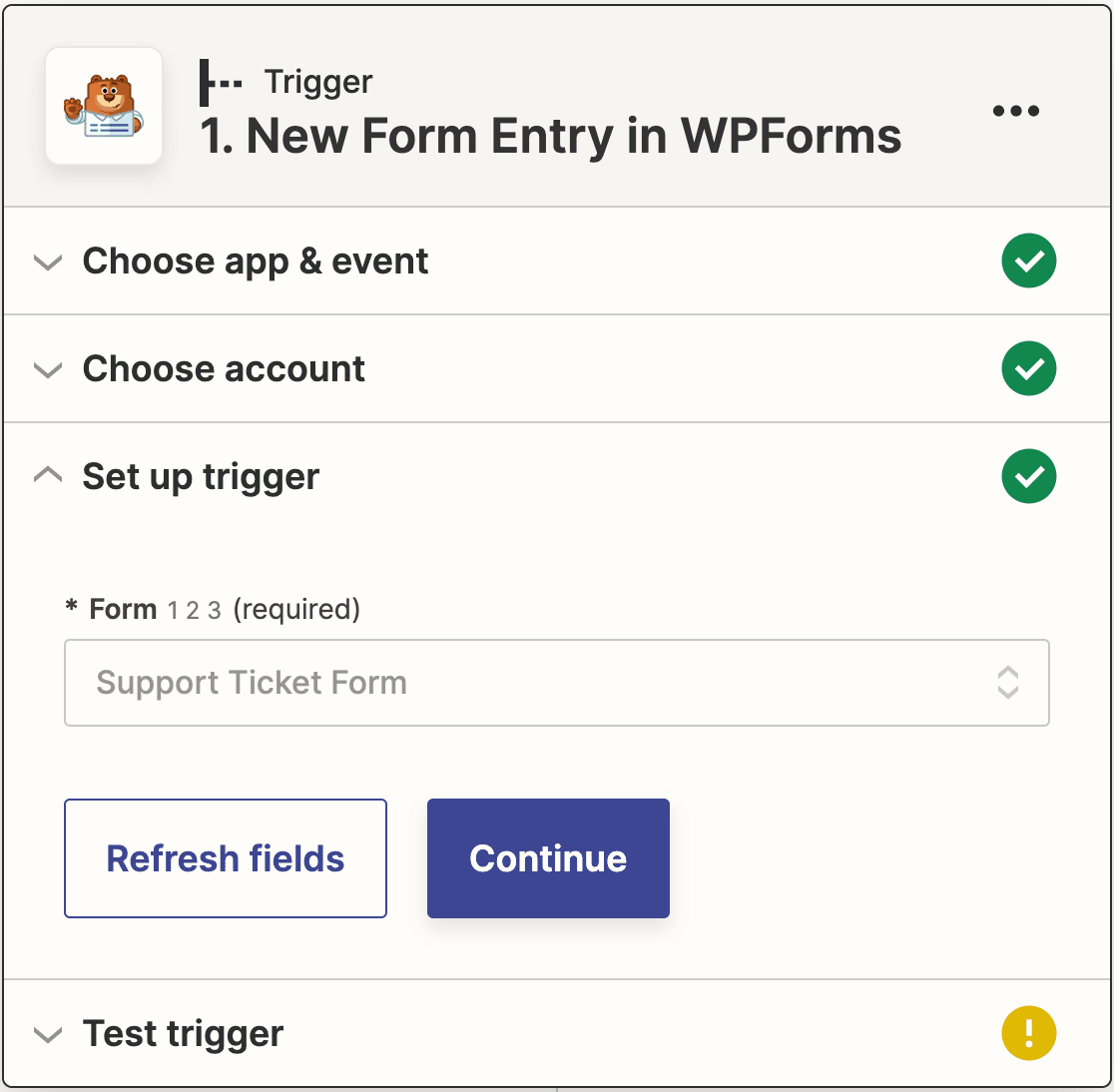 Connecting your support ticket form to Zapier