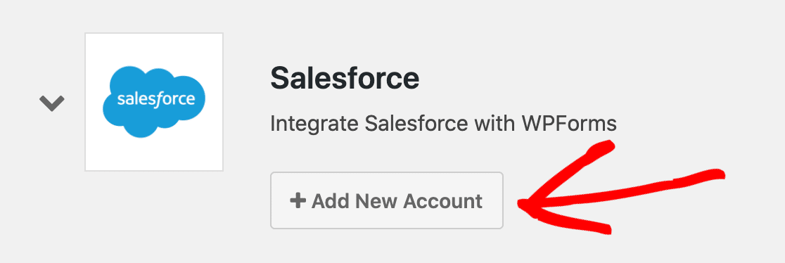 Add new Salesforce account