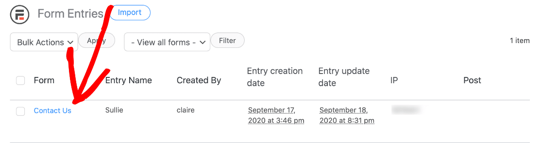 Check form entries if Formidable forms is not sending email