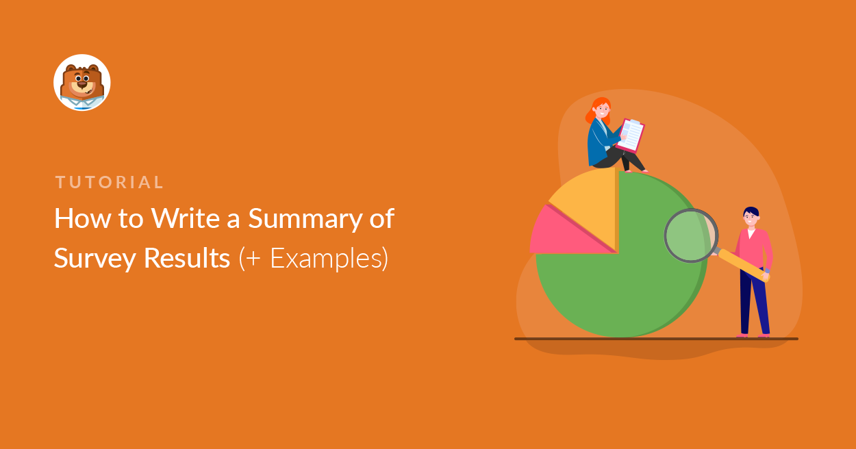 how to create a survey results report