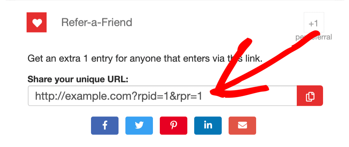 Refer-a-friend link in WordPress