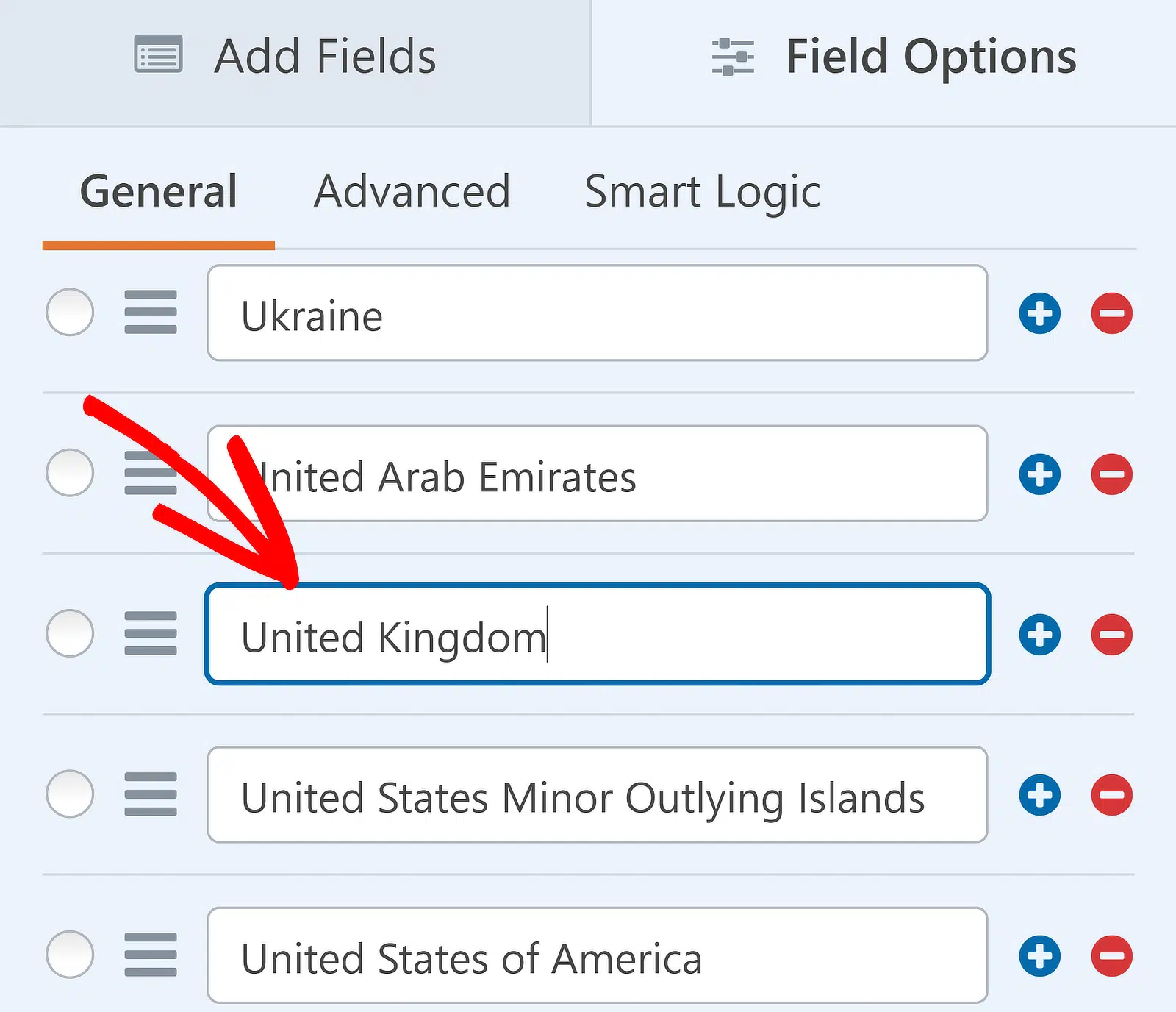 Rename country