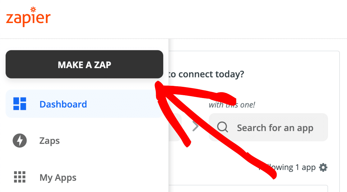 Make a Slack auto invite zap in Zapier