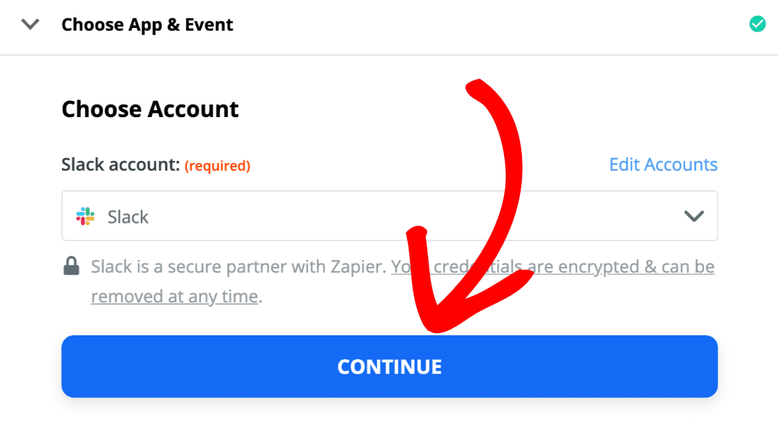 Connect Slack in Zapier