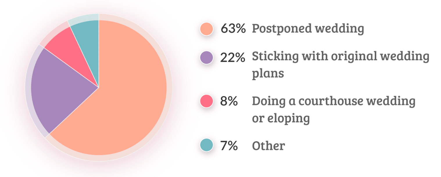 Example of a pie chart in a survey summary introduction