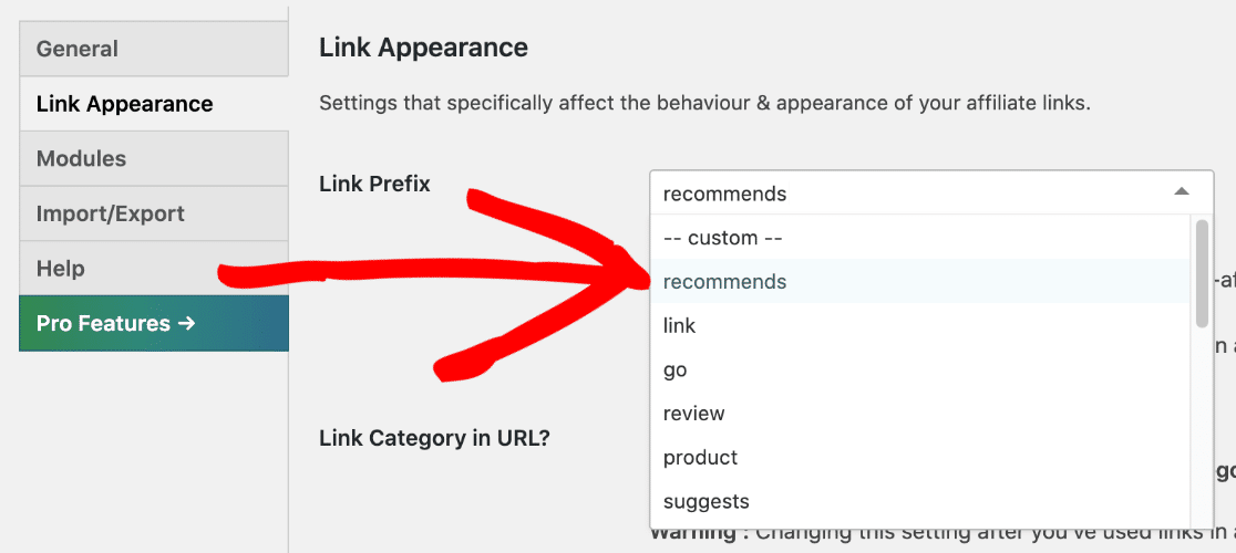 WordPress link tracking for ThirstyAffiliates