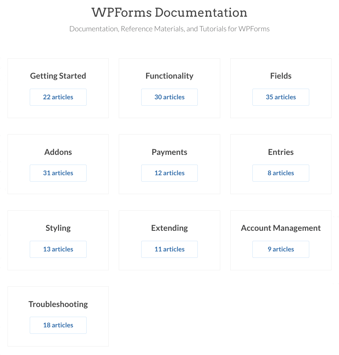 WPForms documentation