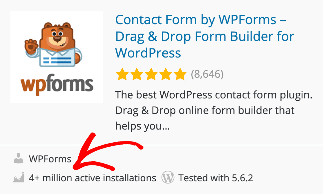 4 million WPForms installations