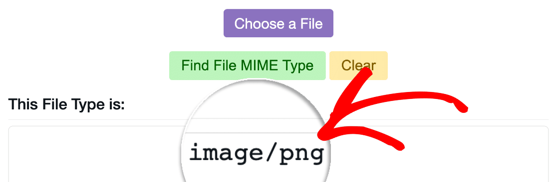 Check the MIME type for file not permitted error