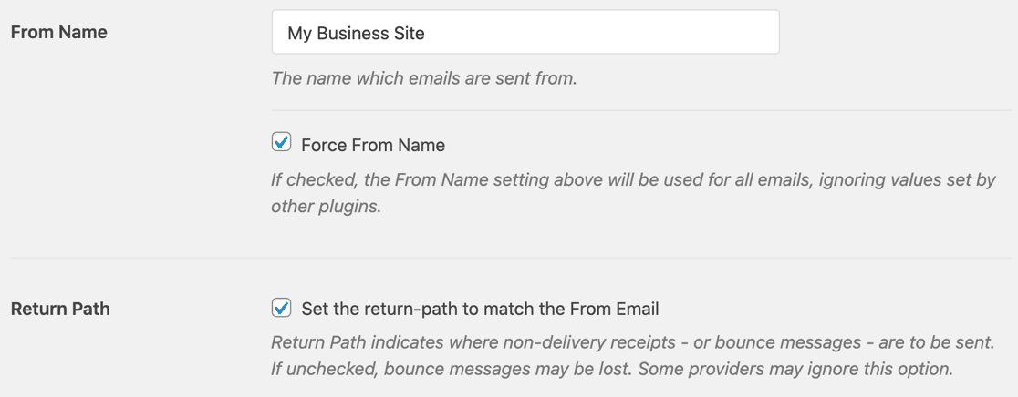 Force From Name in Zoho Mail SMTP