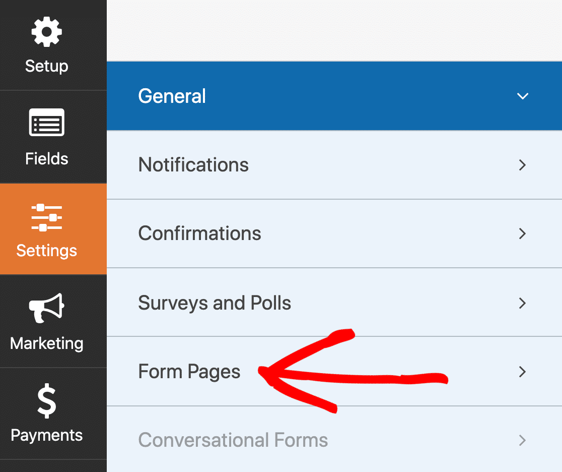 Use form pages to create a webinar landing page for your form in WordPress