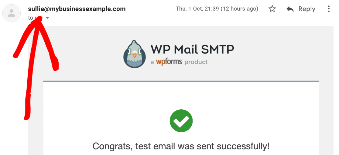 Zoho Mail SMTP test email