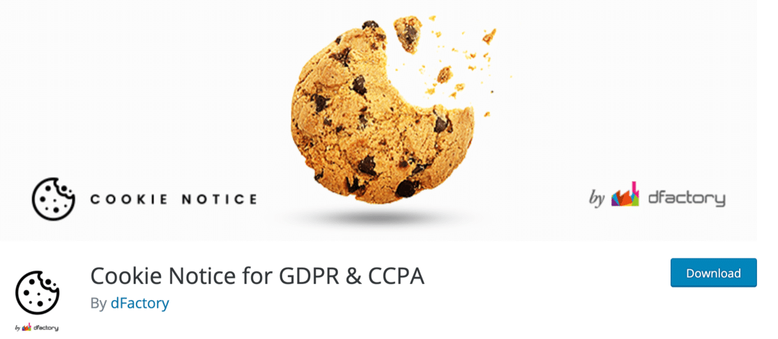 WordPress Cookie Notice GDPR plugin