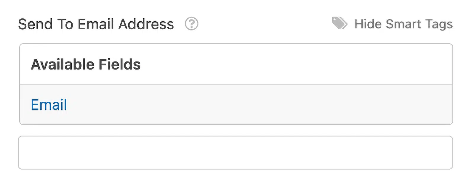 smart tag de e-mail
