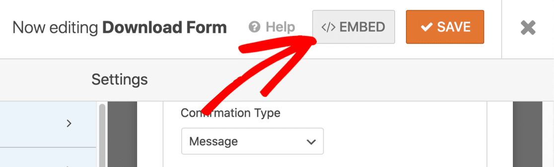 Embed download form on your WordPress website