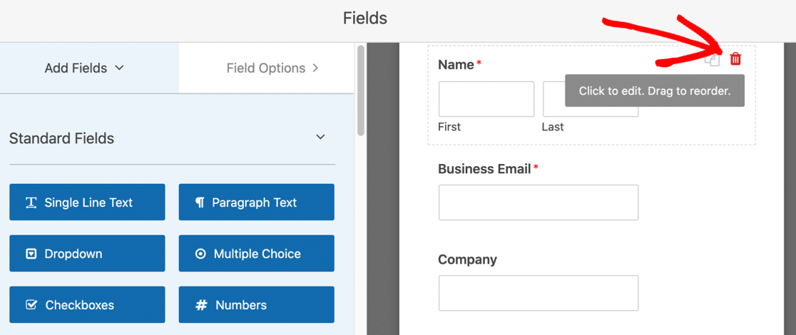 Remove field on ebook download form