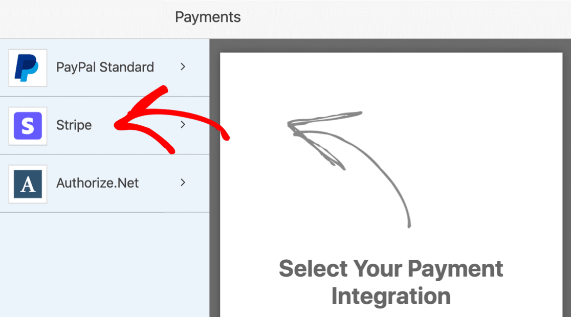 Stripe settings on WordPress download form