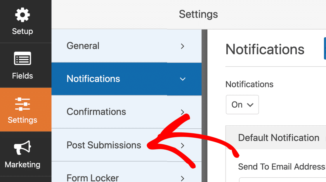 User submitted post settings in WordPress
