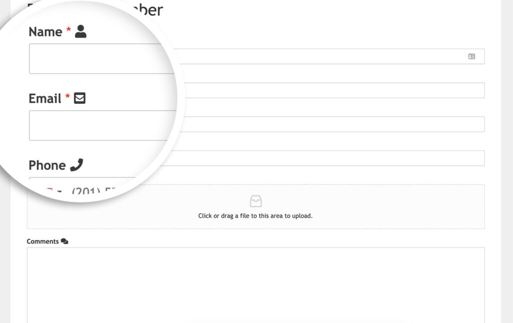 How to Add Images Before or After Your Form Labels