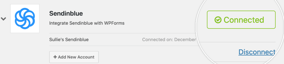 Sendinblue And WPForms Connected In WordPress