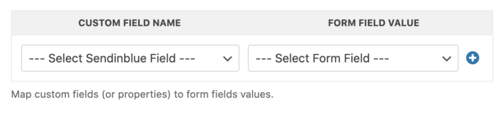 Custom Sendinblue fields - WPForms カスタム・ブレヴォ・フィールドのマッピング