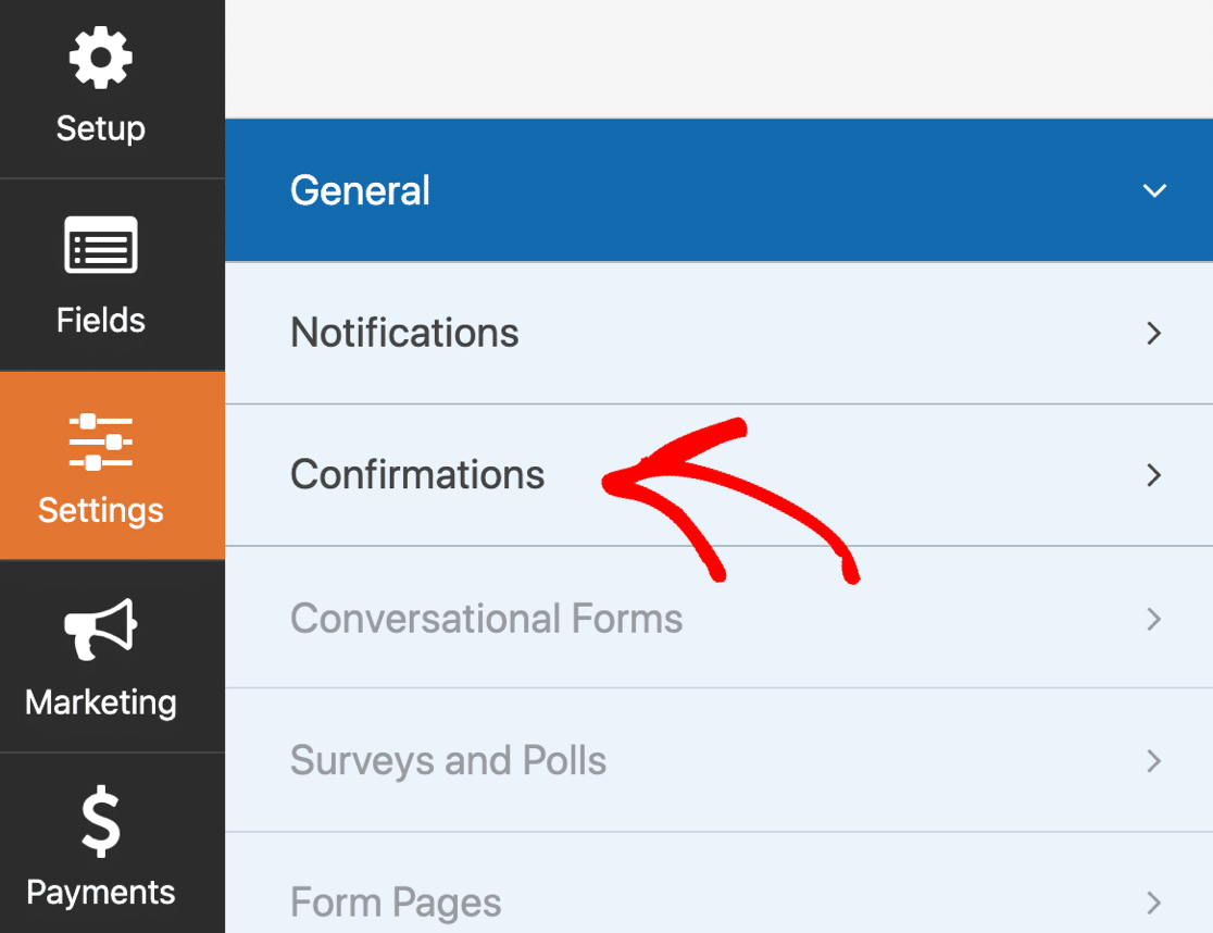 GetResponse WordPress form confirmation settings