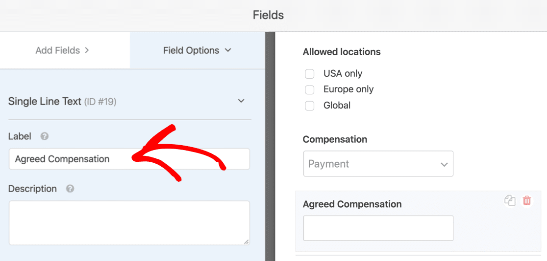 Model release form compensation